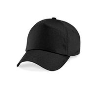 Beechfield Original 5 Panel Cap, White, O/S. B10