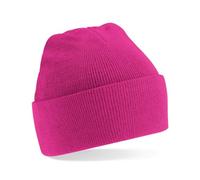 Beechfield Original Cuffed Beanie Colour=Fuchsia Size=O/S