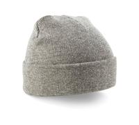 Beechfield Original Cuffed Beanie Colour=Heather Grey Size=O/S