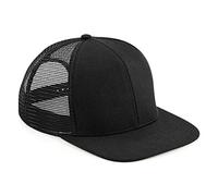 Beechfield - Original Flat Peak 6 Panel Trucker Black/Black