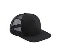 Beechfield - Original Flat Peak 6 Panel Trucker Black/Black