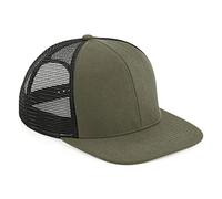 Beechfield - Original Flat Peak 6 Panel Trucker - Retro Style Snapback