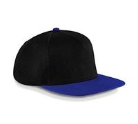 Beechfield - Original Flat Peak Snapback - Black/Bright Royal