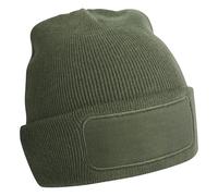 Beechfield Original Patch Beanie One Size Olive Green