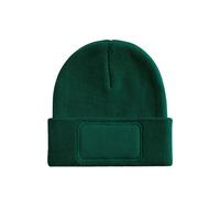 Beechfield Original Patch Beanie in Bottle Green Beechfield Bottle Green One Size