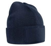 Beechfield Original Patch Beanie in Navy Beechfield Navy One Size