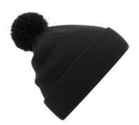 Beechfield Original Pom Pom Beanie in Black Beechfield Black One Size