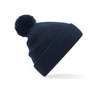 Beechfield Original Pom Pom Beanie in Navy Beechfield Navy One Size