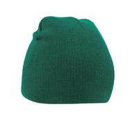 Beechfield Original Pull-On Beanie in Bottle Green Beechfield Bottle Green One Size