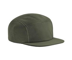Beechfield - Outdoor Camper - Baseball, Running Hat, All-Round, Sports Accessories, Trucker, Sun Hat, Mens, Womens, Unisex - 100% Recycled Polyester Fleece Olive Green