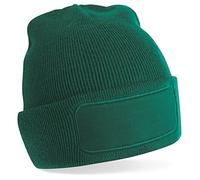 Beechfield - Patch Beanie - Bottle Green