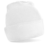 Beechfield - Patch Beanie - White