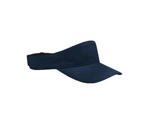 Beechfield - Performance Visor Hat - Lightweight Visor for Women - Sports Accessories, Running Accessories - with Slide Adjuster, Semi Curved Peek - 100% Recycled Polyester Navy