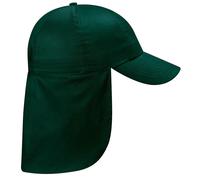 Beechfield Plain Legionnaire Cap in Bottle Green Beechfield Bottle Green One Size