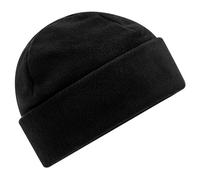 Beechfield - Recycled Elegant Fleece Cuffed Design - Beanie - Black