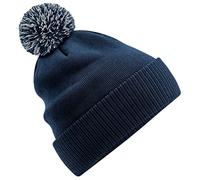 Beechfield - Recycled Snowstar Beanie - French Navy/Light Grey
