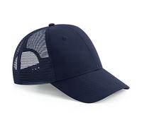 Beechfield Recycled Urbanwear 6 Panel Snapback Trucker One Size French Navy