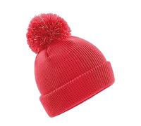 Beechfield Reflective Beanie in Light Red Beechfield Light Red One Size