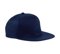 Beechfield 5 Panel Snapback Rapper Cap One Size French Navy