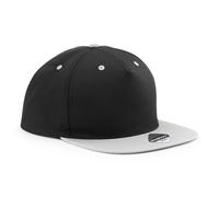 Beechfield Retro Snapback Baseball Cap Contrast Flat Peak 5 Panel Hat Unisex