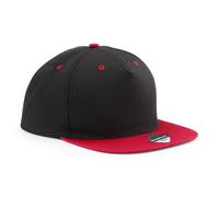 Beechfield Retro Snapback Baseball Cap Contrast Flat Peak 5 Panel Hat Unisex