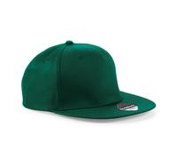 Beechfield Retro Snapback Baseball Cap Flat Peak 5 Panel Hat Mens Womens