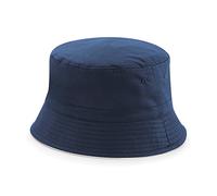 Beechfield Reversible Bucket HAT (L/XL, French Navy/White)