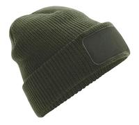 Beechfield Thinsulate Patch Beanie One Size Olive