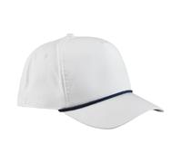 Beechfield - Rope Detail Golf - Baseball, Running Hat, All-Round, Sports Accessories, Trucker, Sun Hat, Mens, Womens, Unisex - 96% Recycled Polyester White/Navy