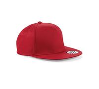 Beechfield Snapback Rapper Cap Colour=Classic Red Size=O/S