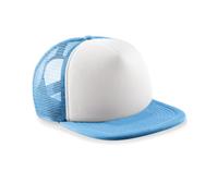 Beechfield Snapback Trucker Cap Colour=Sky/White Size=O/S