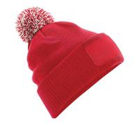 Beechfield Snowstar® patch beanie B443 - Unisex, 100% Soft-Touch Acrylic