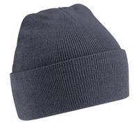 Beechfield Soft Feel Knitted Winter Hat (One Size) (Graphite Grey)