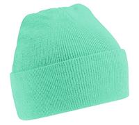Beechfield Soft Feel Knitted Winter Hat (One Size) (Mint)