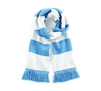 Beechfield Stadium Scarf - Stylish Accessory for Keeping Warm - Sky Blue/White