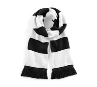 Beechfield Stadium Scarf Unisex Adult, black / white, One size