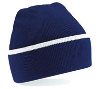 Beechfield - Teamwear Beanie - French Navy/White