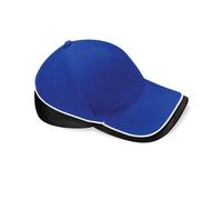 Beechfield Teamwear Competition Cap Colour=Bright Royal/Black/White Size=O/S