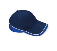 Beechfield Teamwear Competition Cap Colour=French Navy/Bright Royal/White Size=O/S