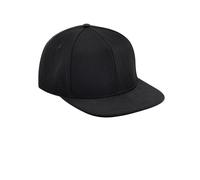 Beechfield Two Tone Baseball Cap in True Black Beechfield True Black One Size