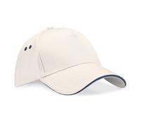 Beechfield Ultimate 5-panel cap - sandwich peak B15C - Rip-Strip™ size adjuster