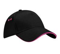 Beechfield ultimate 5 panel cap - sandwich peak, various colours - - One size