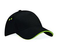 Beechfield Ultimate 5 Panel Contrast Cap With Sandwich Peak Mens