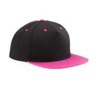 Beechfield Unisex 5 Panel Contrast Snapback Cap (Pack of 2) RW6721