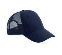Beechfield Men's 6 Panel Trucker Cap in Navy Beechfield Navy One Size