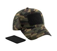 Beechfield Unisex Adult Camo Removable Patch Baseball CapOne Size Jungle RW8601