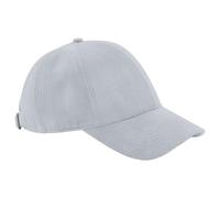 Beechfield Unisex Adult Faux Suede 6 Panel Cap (One Size) (Light Grey)