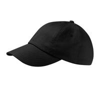 Beechfield Cap B057.BLK Unisex Low-Profile Heavy Brushed Cotton - Black, One Size