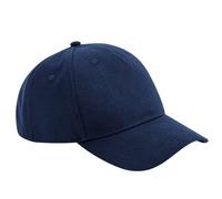 Beechfield Men's Cotton 5 Panel Baseball Cap in Navy Beechfield Navy One Size