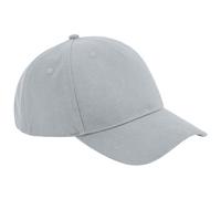 Beechfield Men's Cotton 5 Panel Baseball Cap in Light Grey Beechfield Light Grey One Size